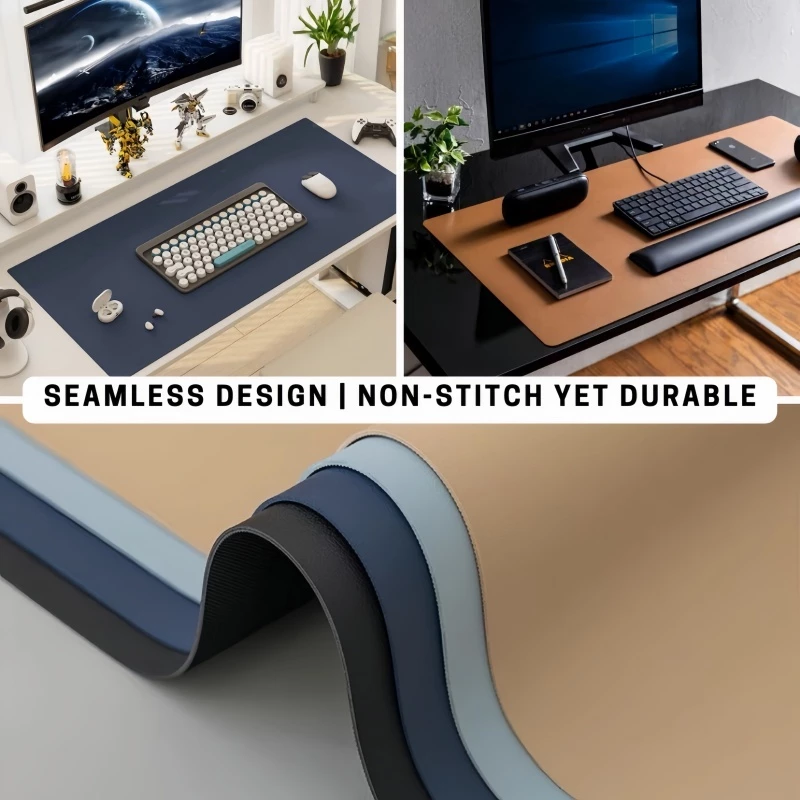 Random PU Leather Desk Mat