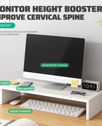 Random Monitor Stand Desk Organizer